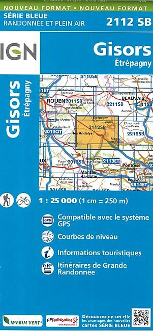 IGN - 2112 SB GISORS ETREPAGNY 1 25 000
