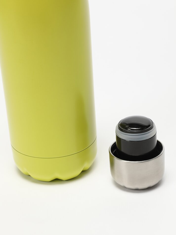Garrafa térmica de aço inoxidável de 500 ml - Verde claro