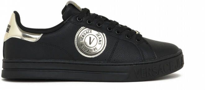 Versace Jeans Couture Versace Jeans Fondo Court 88 Dis Sk1 Lage sneakers Leren Sneaker Heren Zwart