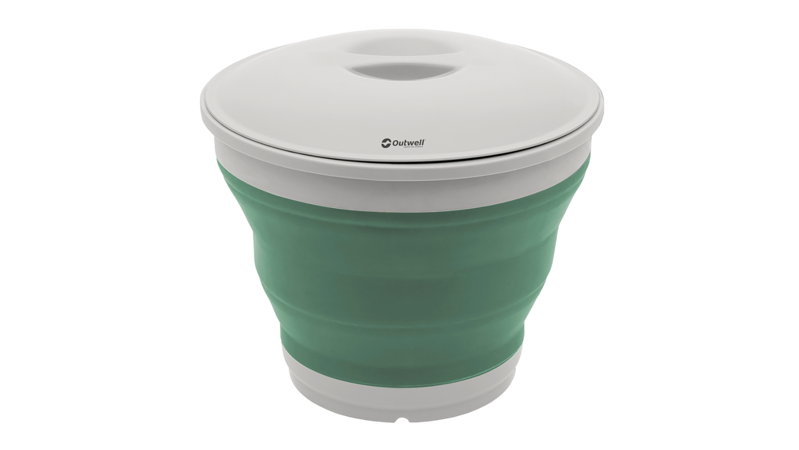 COLLAPS BUCKET ROUND W/LID   (SHADOW GREEN)