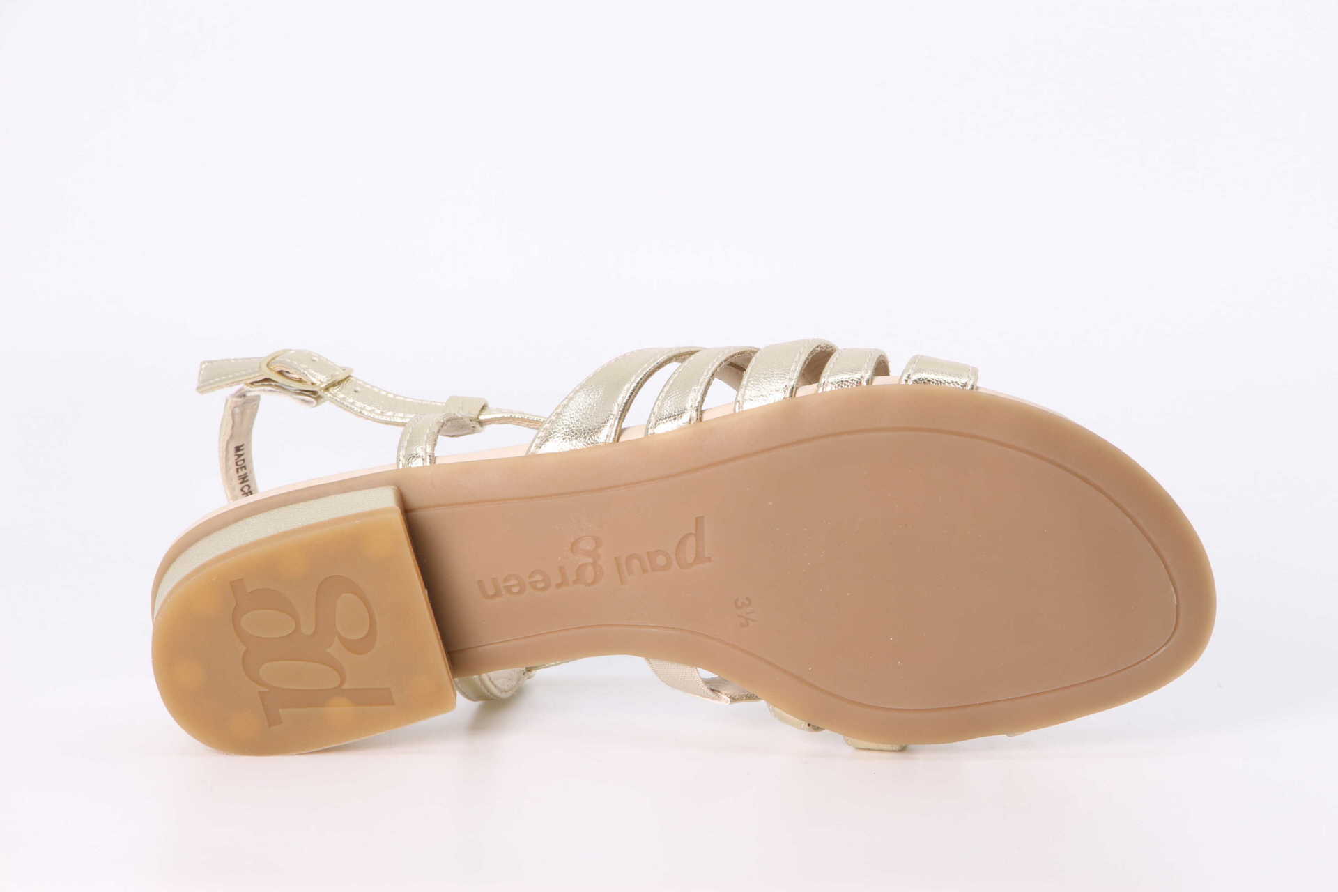 Paul Green Sandalette metallic alu