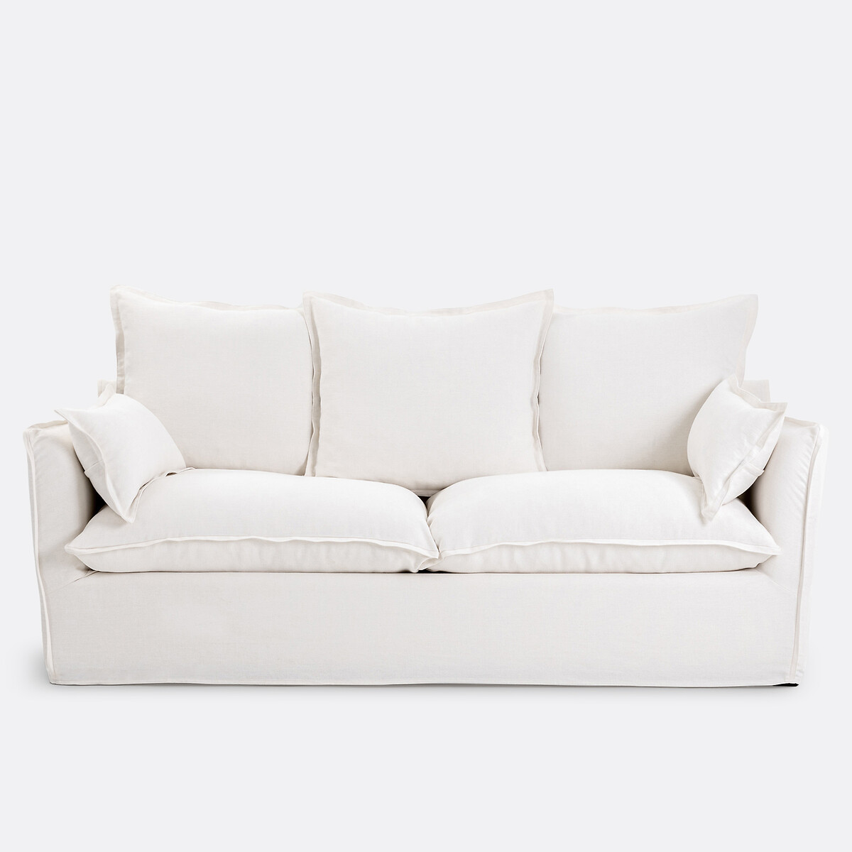 LA REDOUTE INTERIORS<br>Sofá em linho grosso, Odna