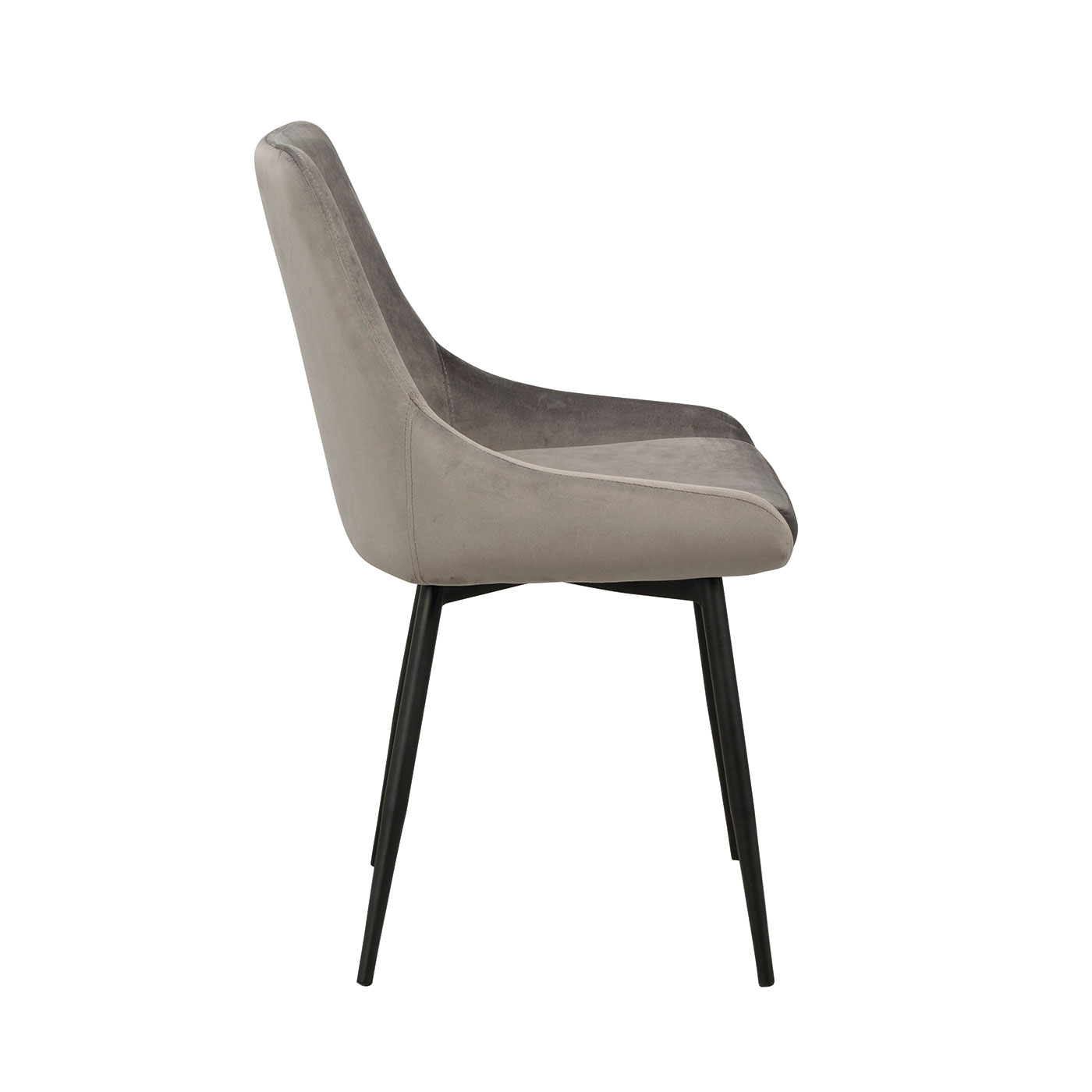 Eetkamerstoel Sierra velvet Grijs