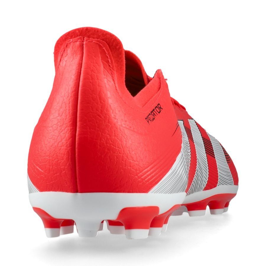 adidas Predator League 2G/3G AG Pure Victory - Lucid Red/Blanc/Noir