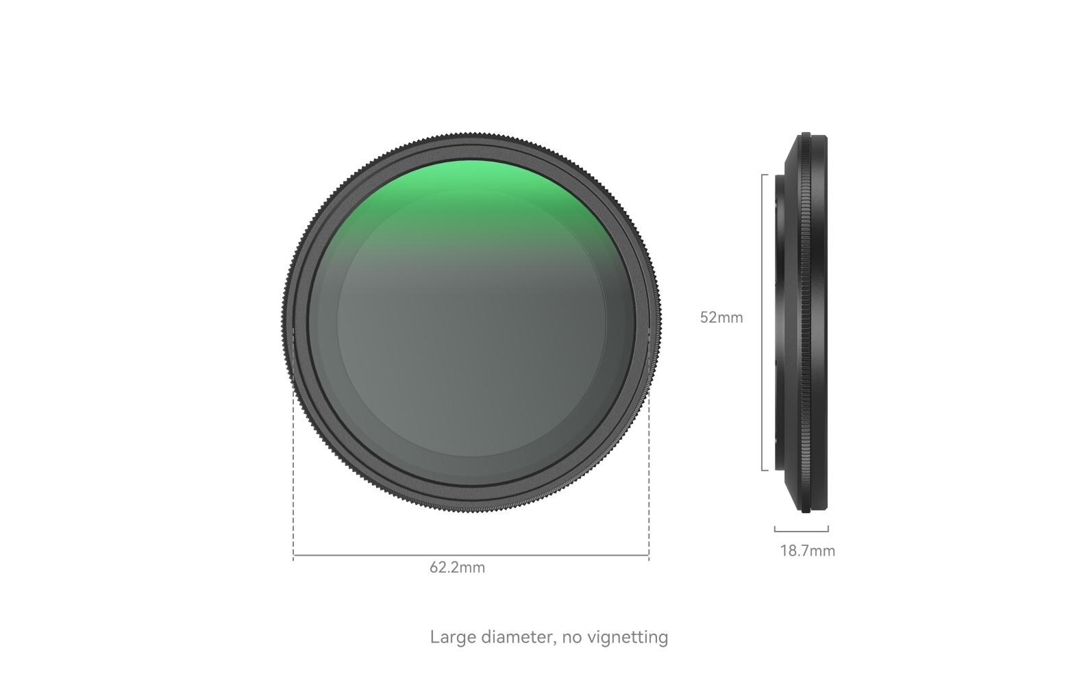 MagEase VND-Filter ND2 - ND32 (1-5 Blenden)Magnetisches VND-Filter