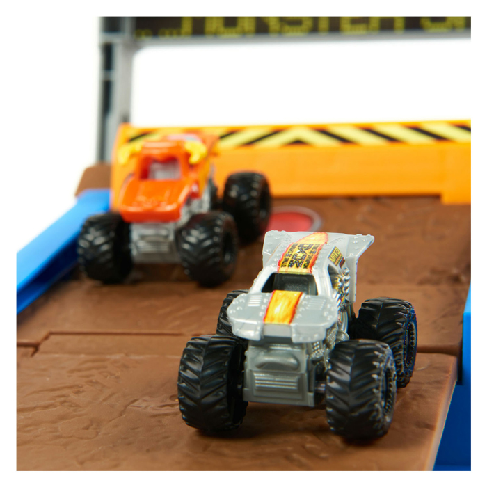 Monster Jam Mini Freestyle Arena Speelset en Opslag