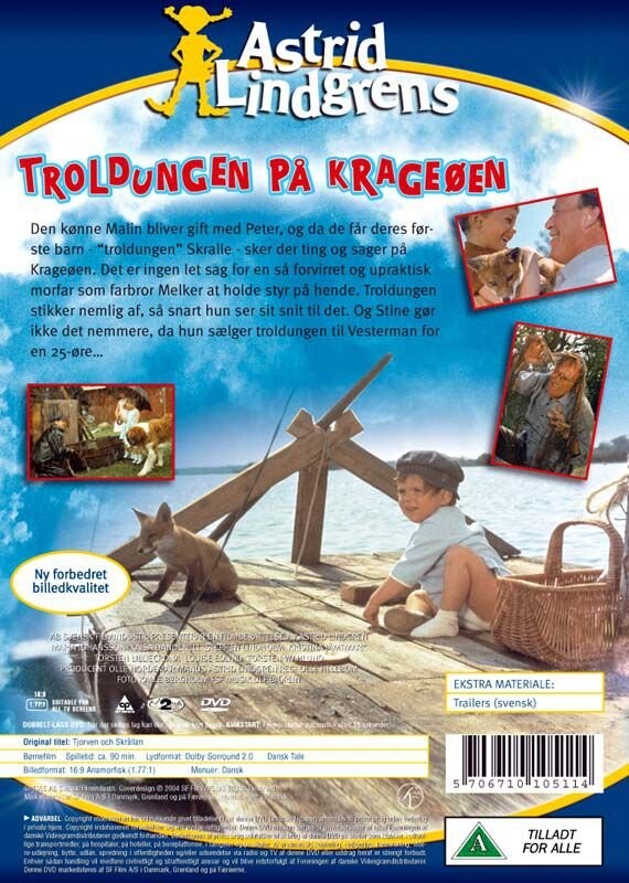 Troldungen På Krageøen / Tjorven Och Skrållan - DVD