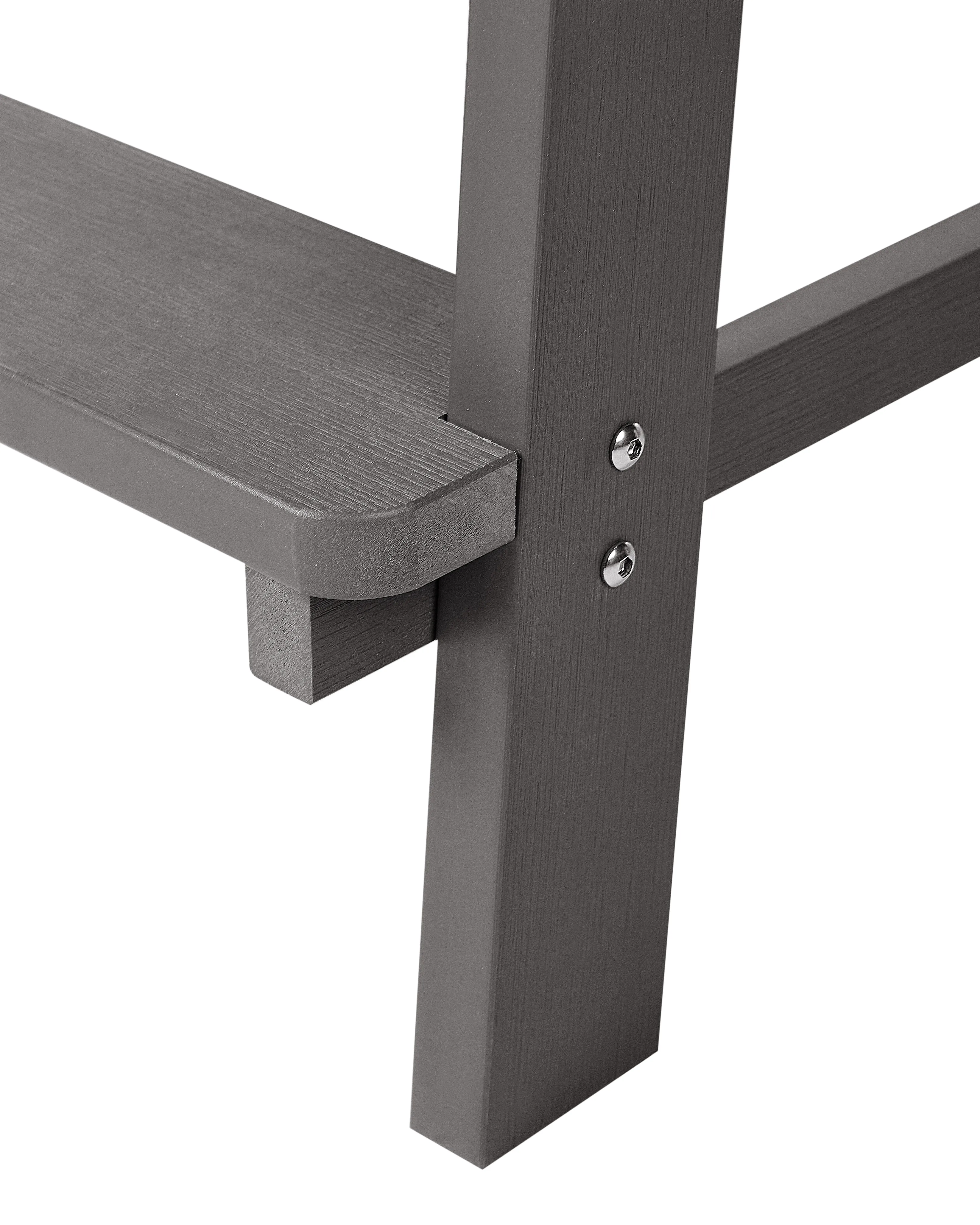 Tuin barkruk ADIRONDACK Synthetisch materiaal Donkergrijs