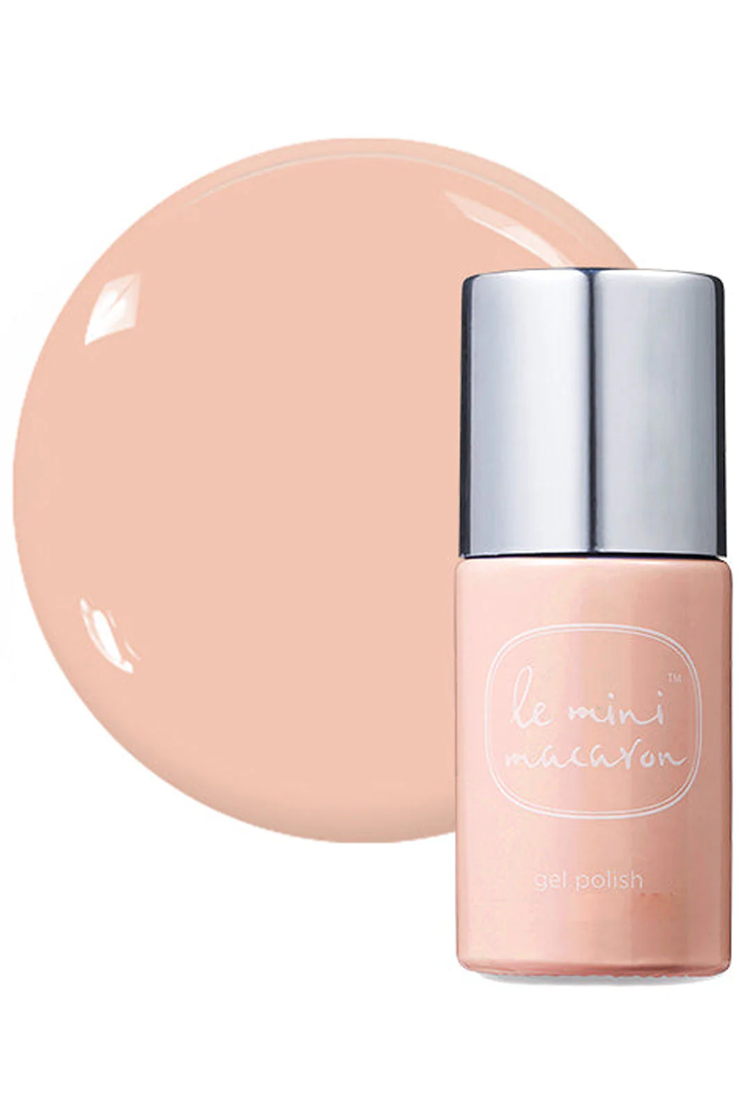 Le Mini Macaron Neglelak Gel rose creme 1