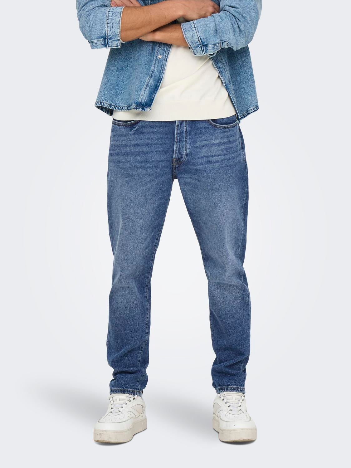 ONSYOKE Gerade geschnitten Jeans Medium Blue Denim