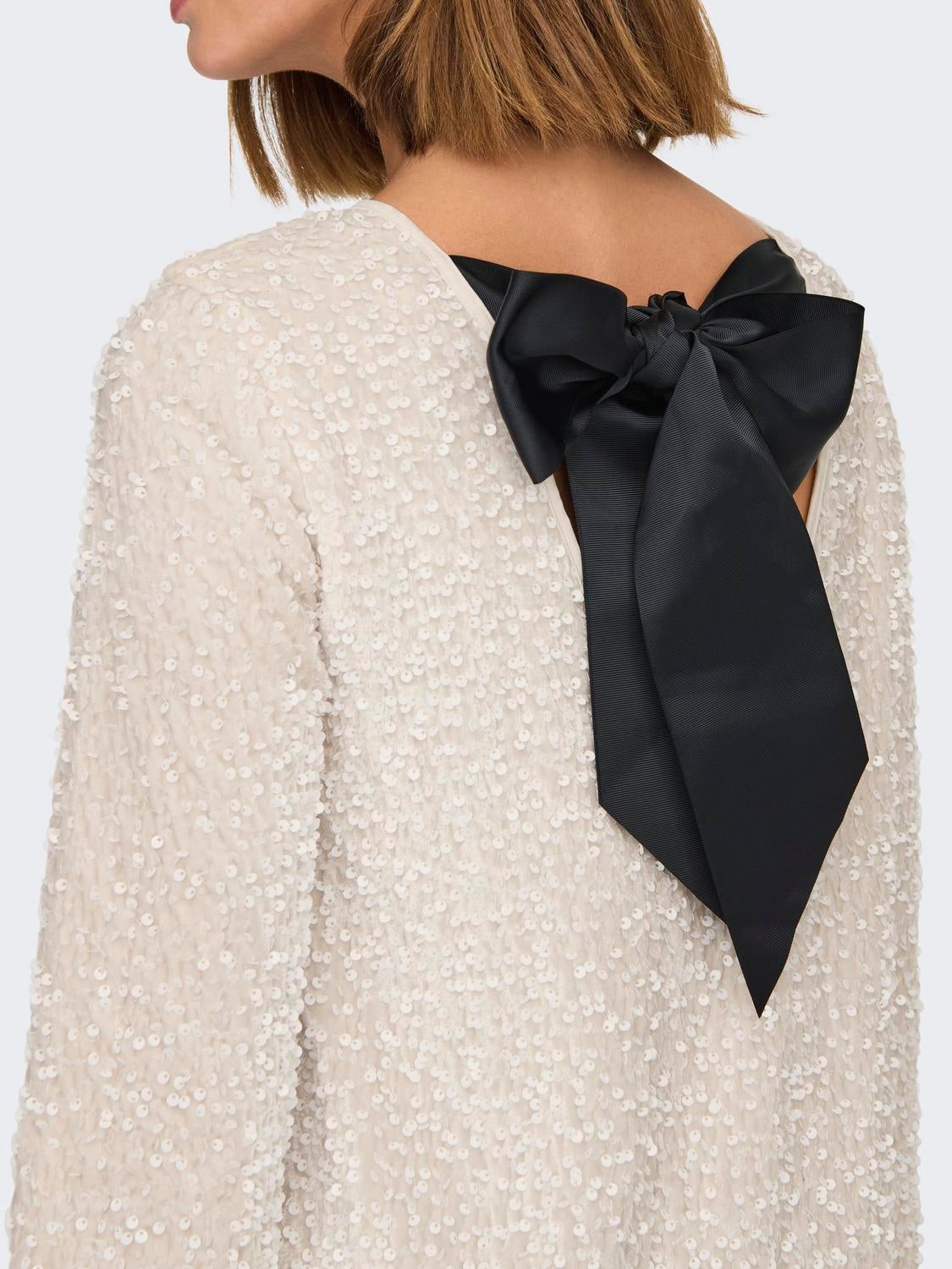 ONLANIKA Kurzes Kleid Whitecap Gray