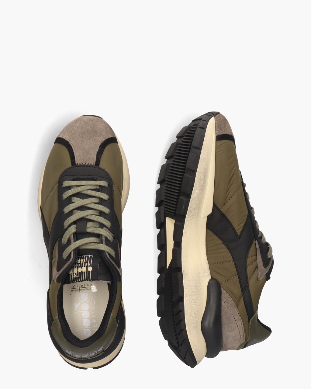 Diadora Heritage Mercury Elite Groen Herensneakers