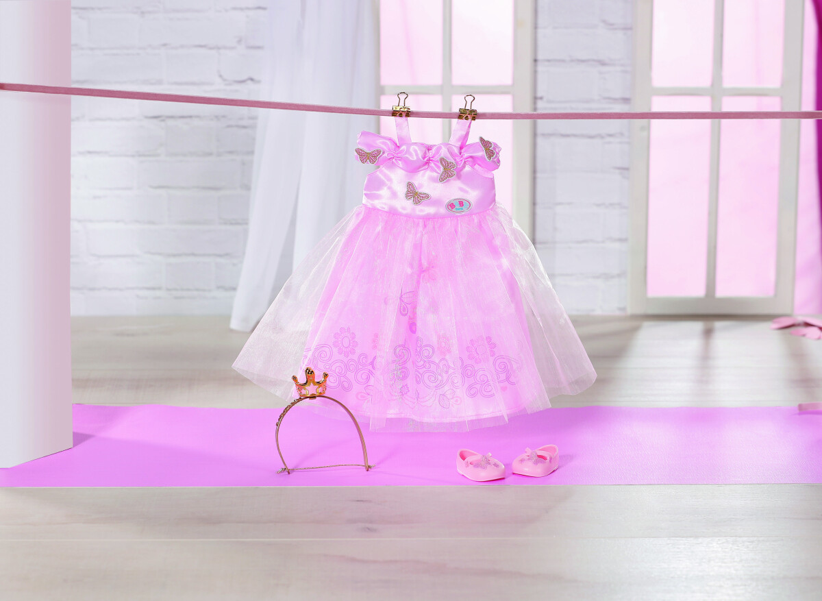 Babyborn Dukketøj - Prinsessekjole - Deluxe - 43 CM