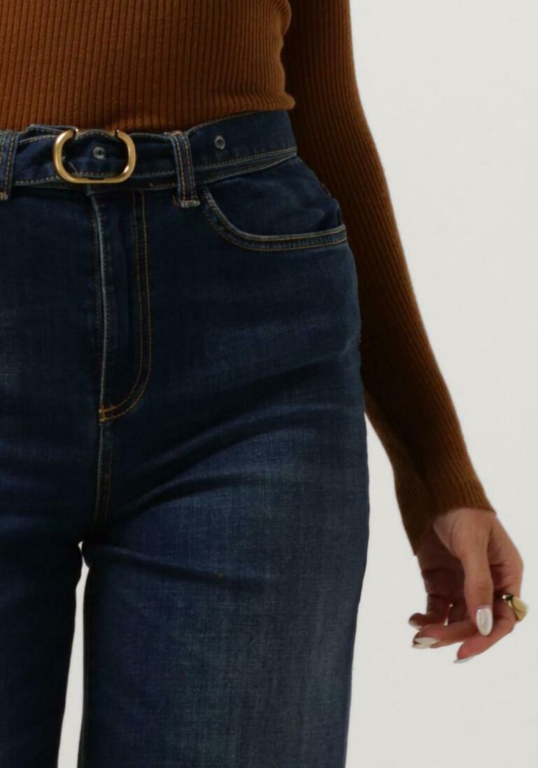 TWINSET MILANO donkerblauwe twinset milano wide jeans 15458238-cpc