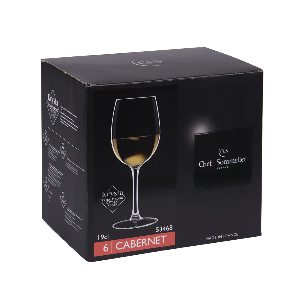 Verre à pied Cerbernet tulip 19 cl (lot de 6) Chef et sommelier