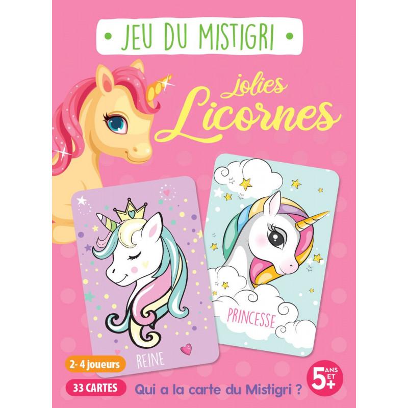 JEU MISTIGRI JOLIES LICORNES