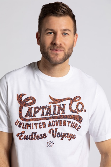 T-Shirt, 2er-Pack, Rundhals, Halbarm, Anker Print