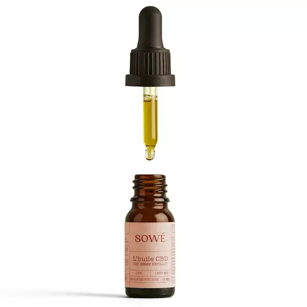 Óleo de CBD orgânico de amplo espectro Sowé 15% 10ml