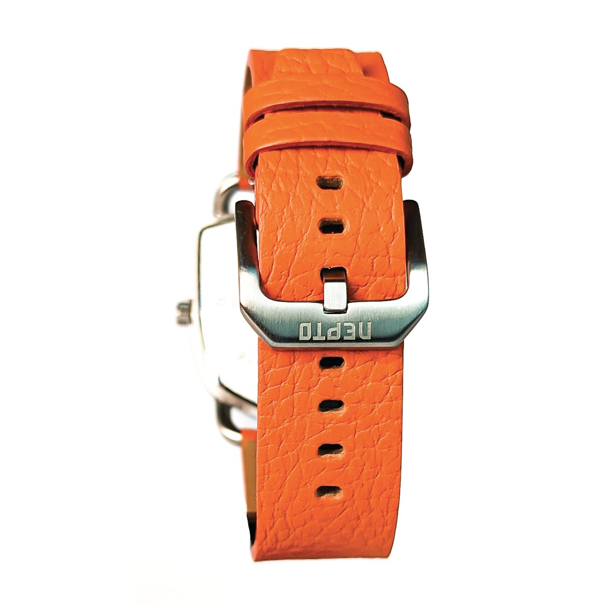 White Reverso - Cuir St Alce Orange