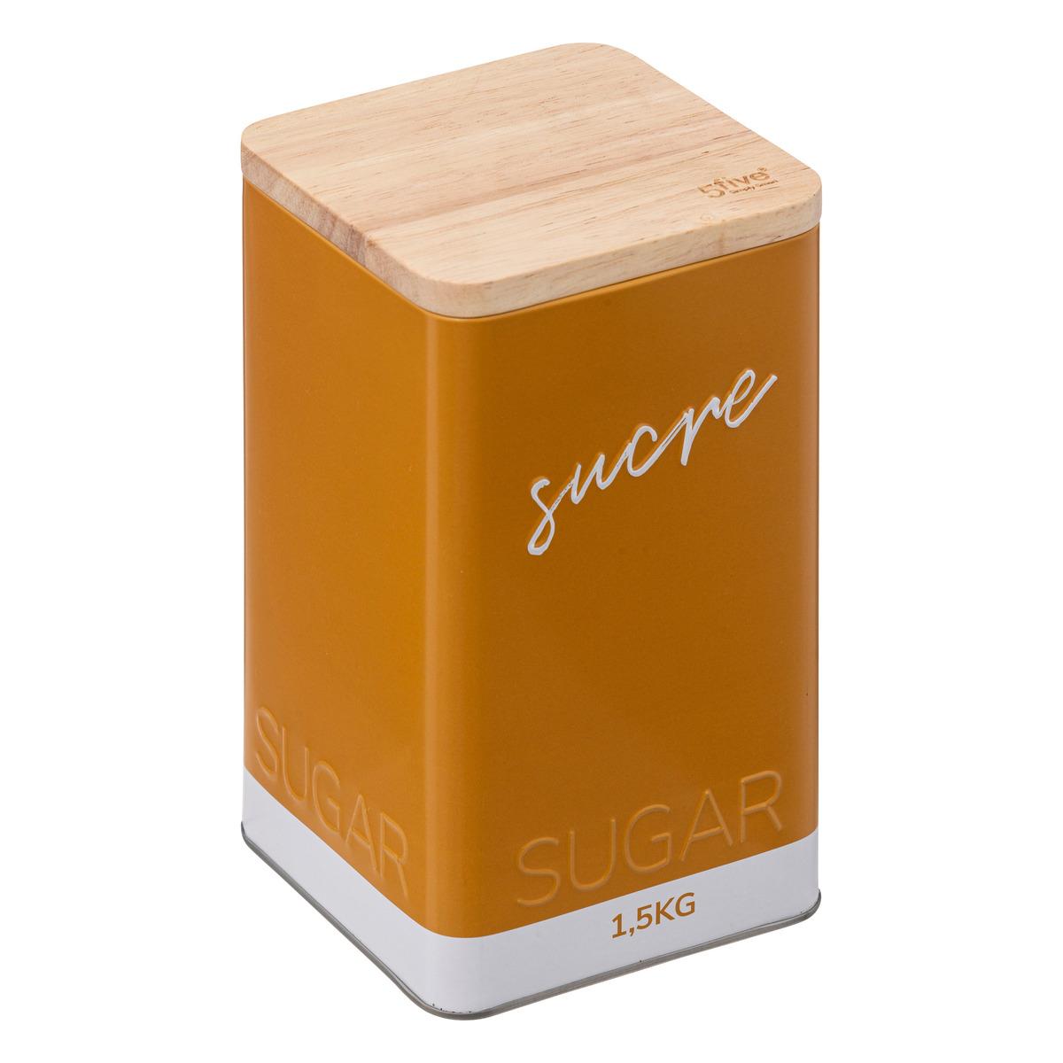 BOITE A SUCRE COLOR EDITION MOUTARDE