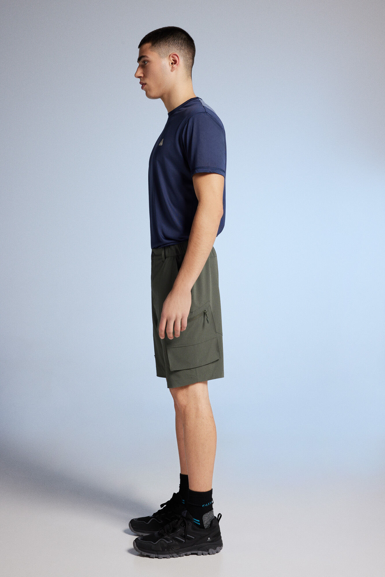Camiseta para uso externo - cinza escuro