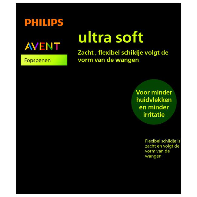 Avent Soother Soft 0-6M MIX X2