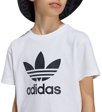 adidas Originals T-Shirt - Trefoil - Weiß