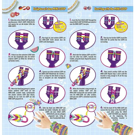 Craze Loops Fun Box Komplettset Knüpfringe