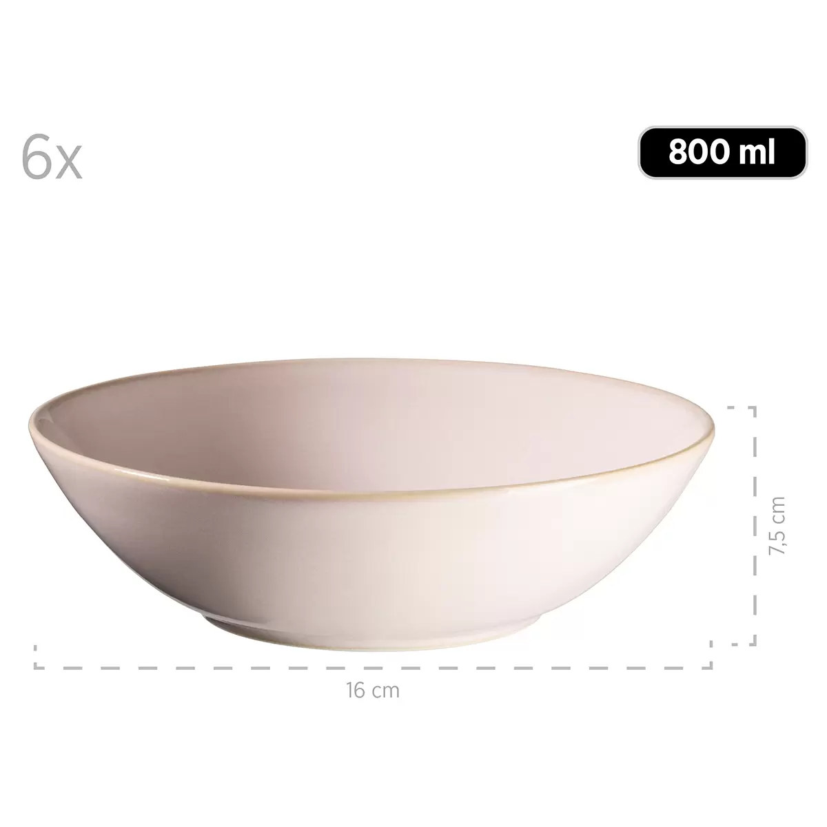 Frühstückset 18-tlg. OSSIA grün,rosa,weiss