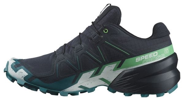 Chaussures Trail Salomon Speedcross 6 Bleu Gris Homme