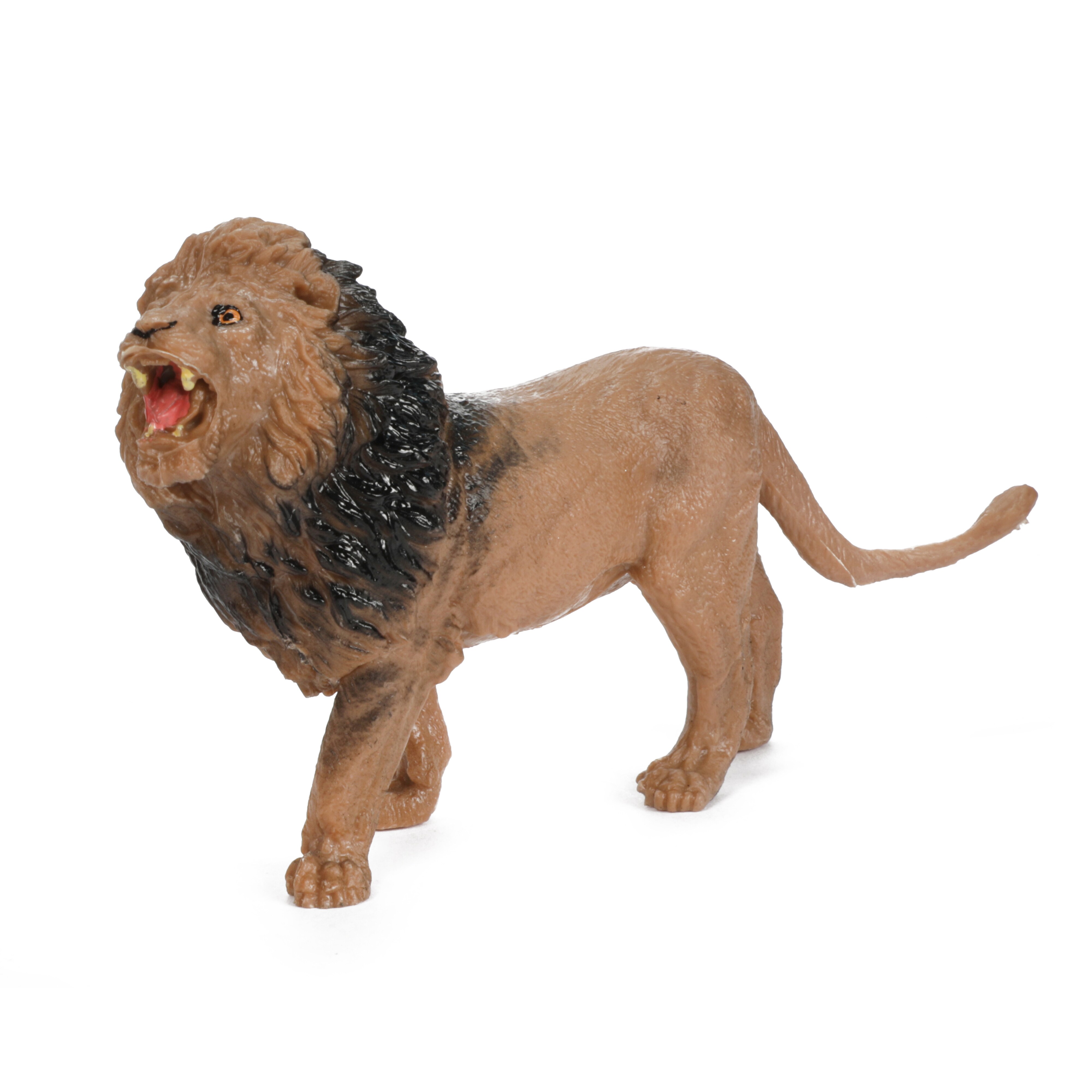 Toi-Toys - Animal World Tierfiguren - 5 Wilde Tiere (Tiger, Löwe, Nilpferd, Elefant, Giraffe, Gorilla)