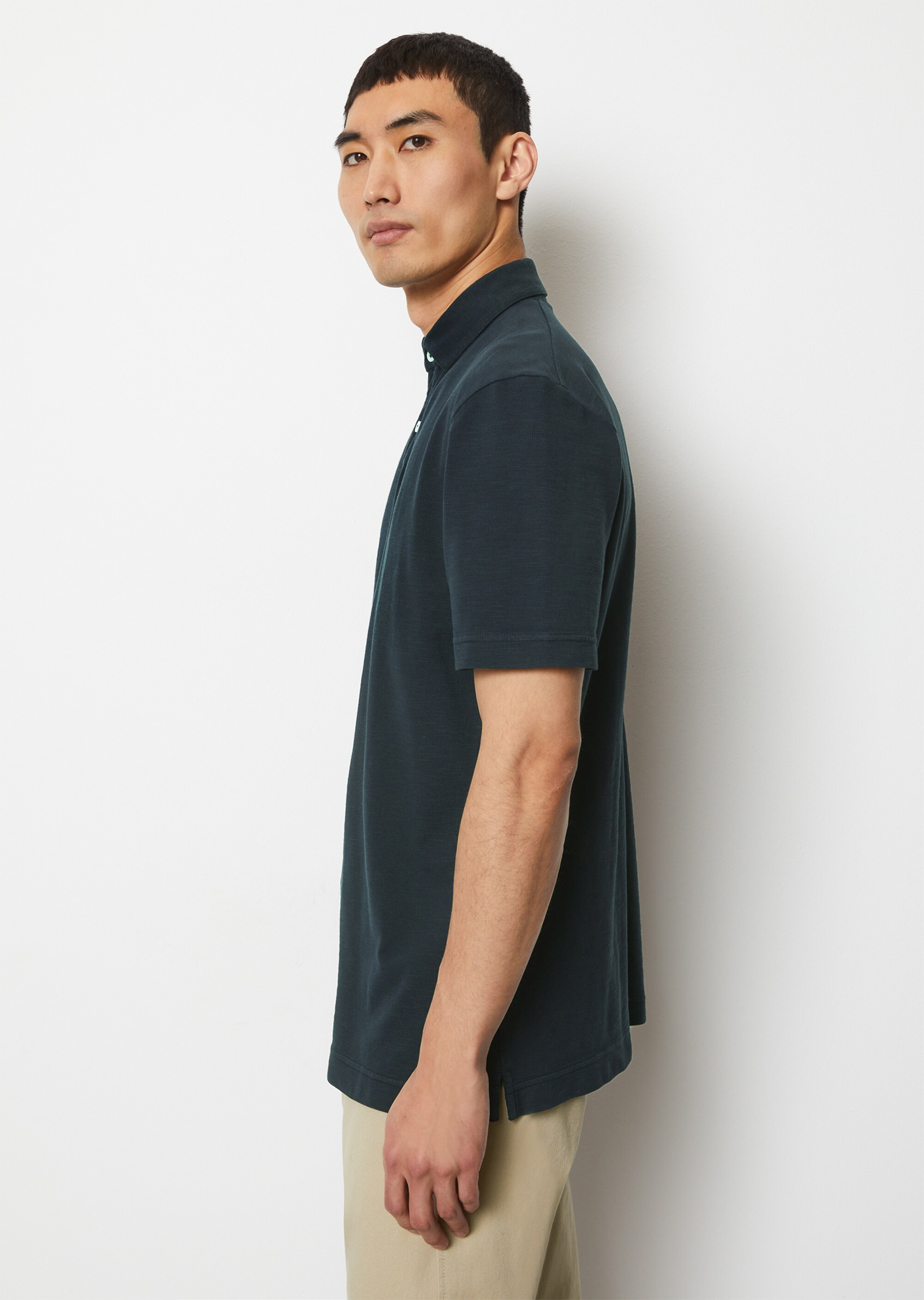 DfC Poloshirt Piqué regular in Piqué-Slub-Qualität