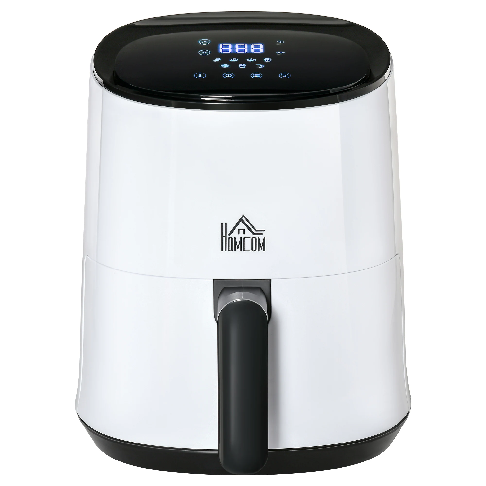 HOMCOM Luftfritteuse mit LED-Anzeige weiß 33,9L x 24,9B x 29,9H cm