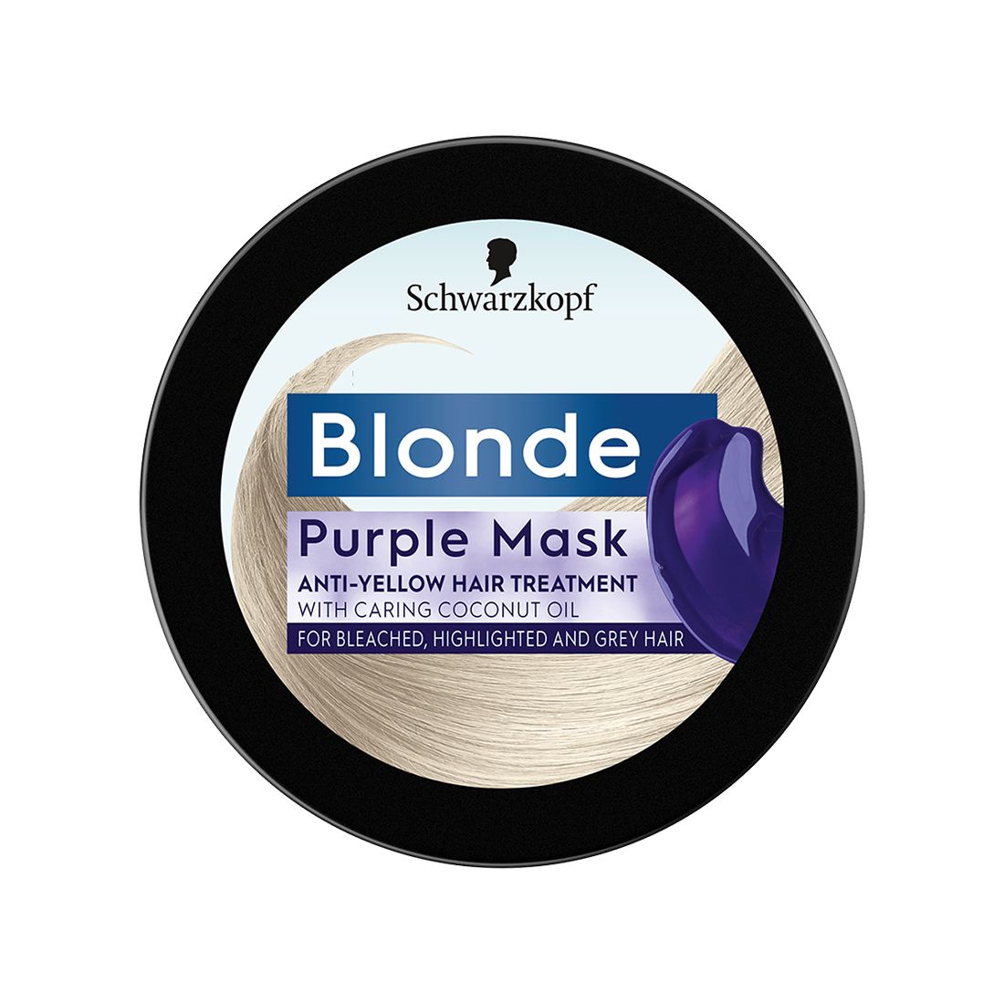 BLONDE Purple Mask