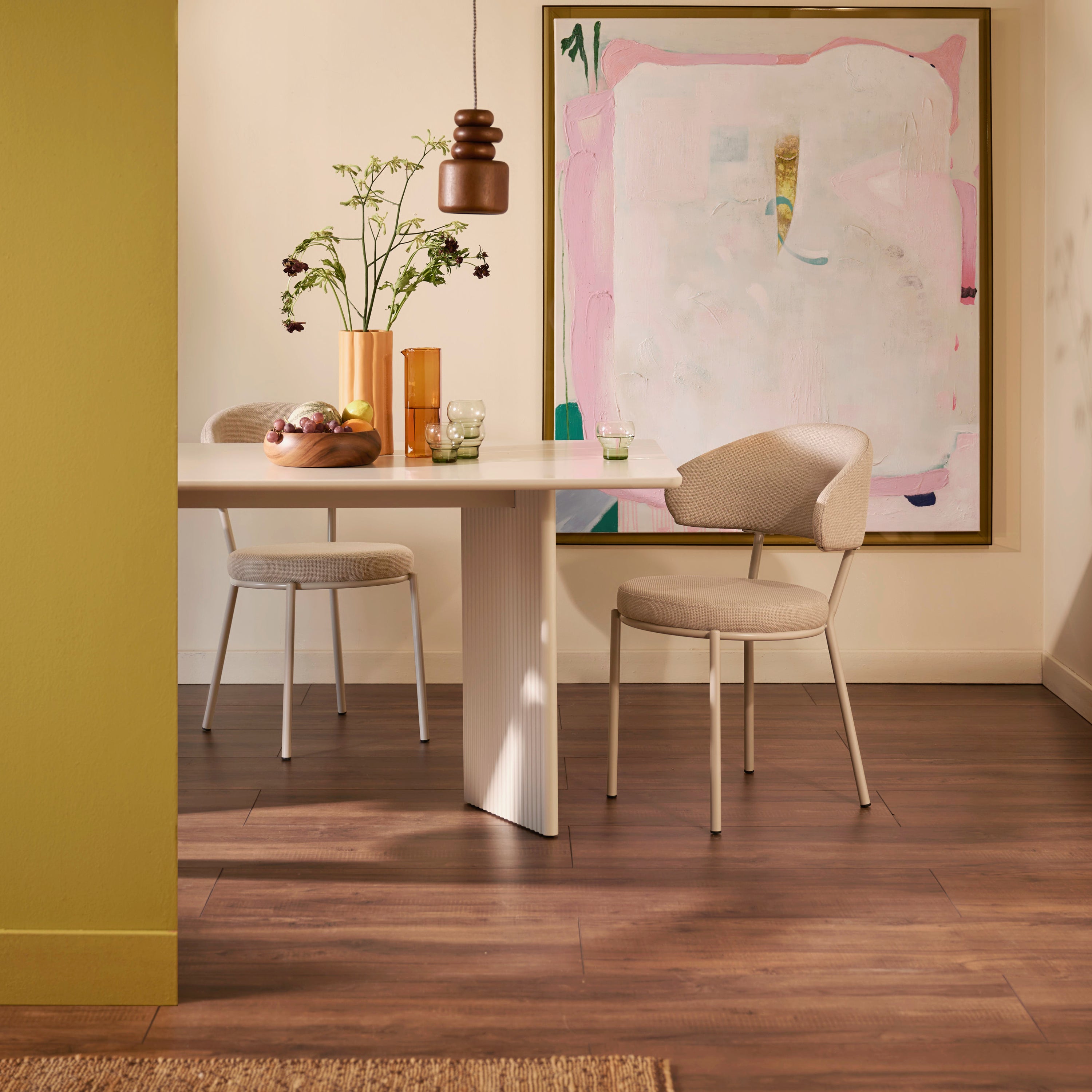 by fonQ Staple Eettafel 200 x 90 cm - Greige