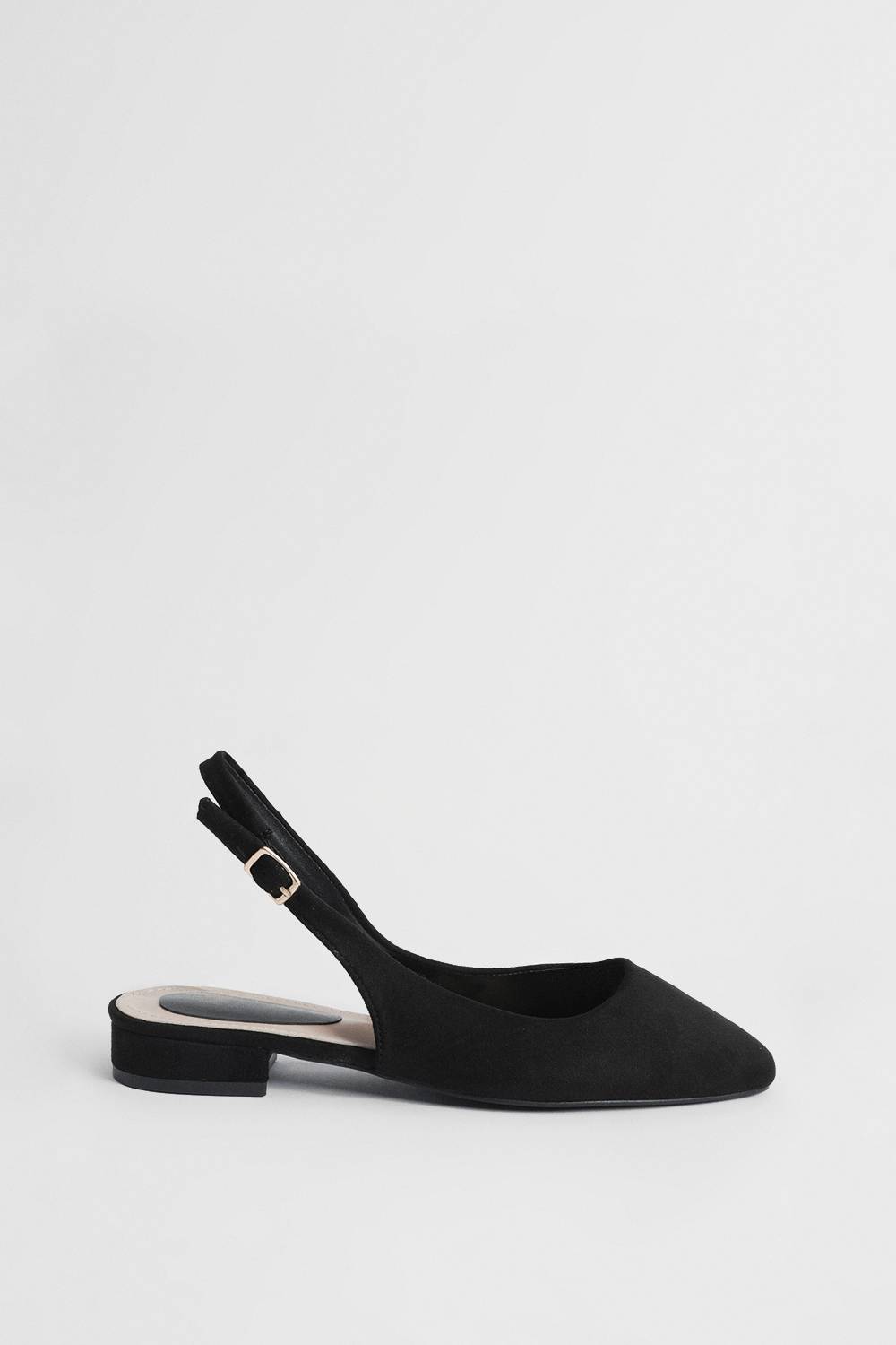 Oasis Ballerines À Bride Arrière Millie En Synthétique Métallisé