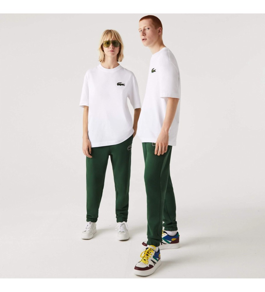 Camiseta Lacoste com logo branco