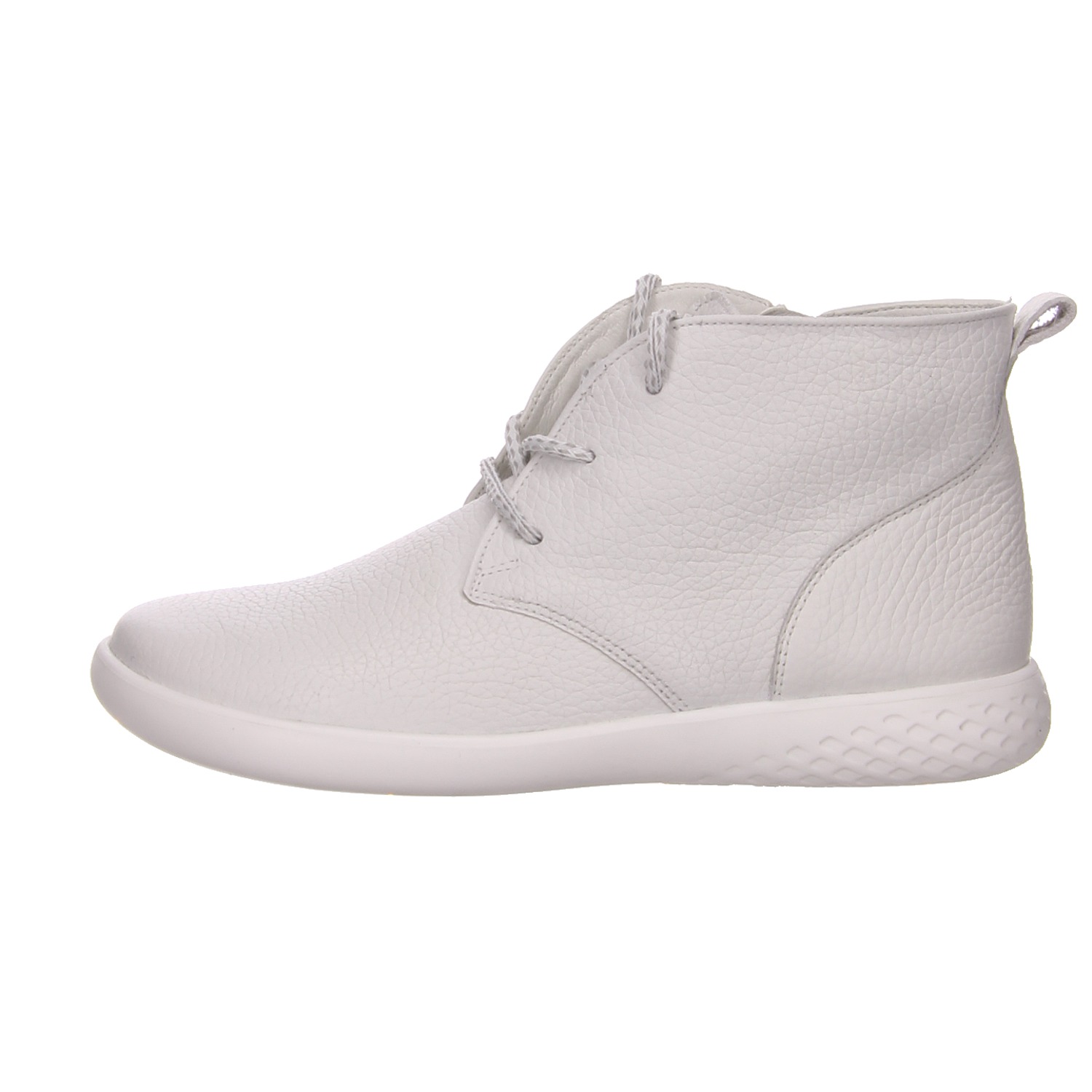 Waldläufer Knöchelschuh weiß weiss/weiss kombi