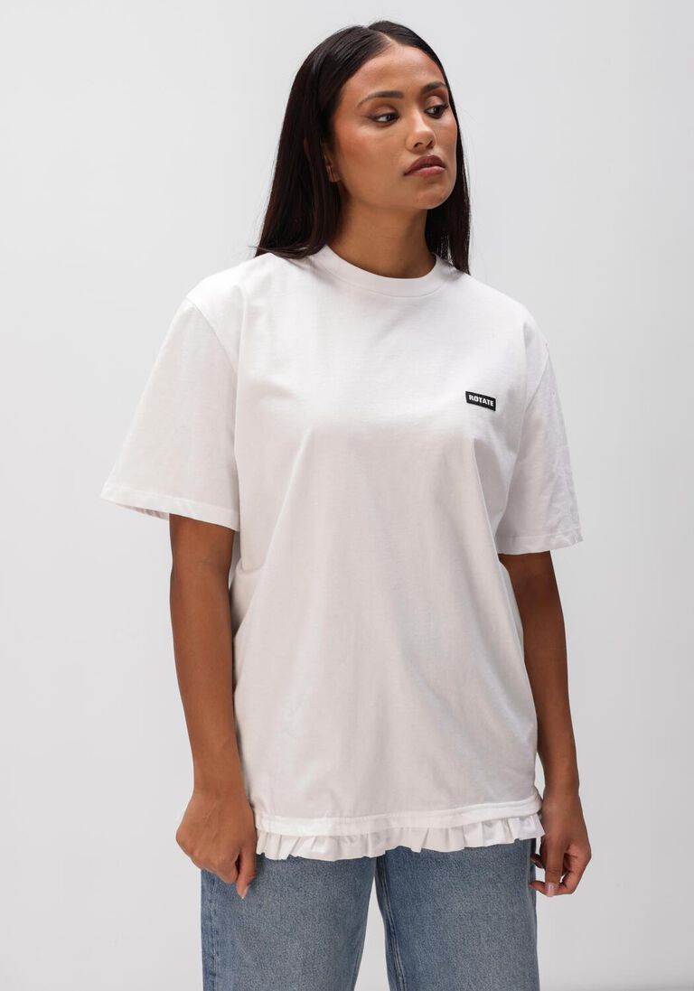witte rotate tops & t-shirts large t shirt ruffle