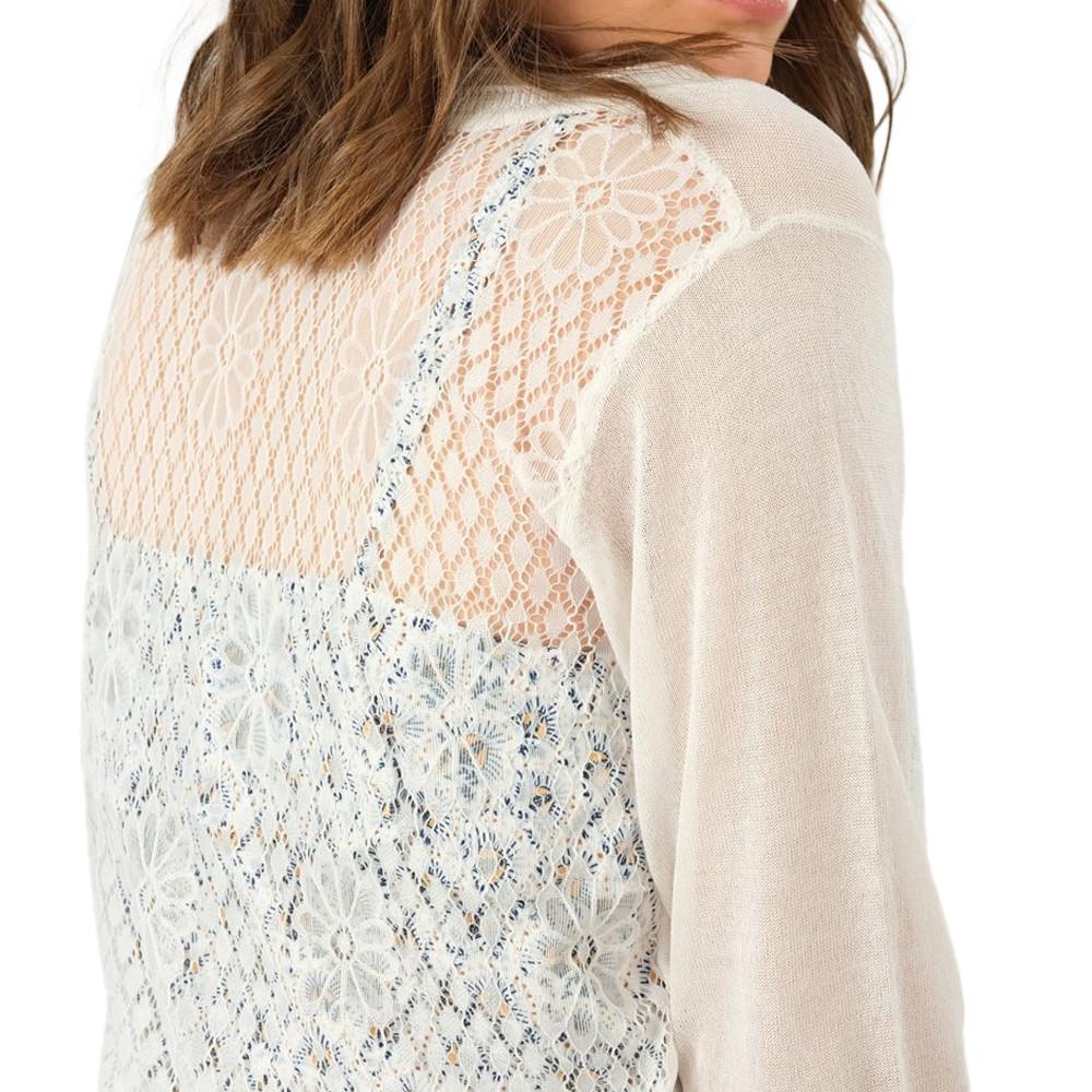 Deeluxe Gilet Écru dentelle Femme Deeluxe Milsa