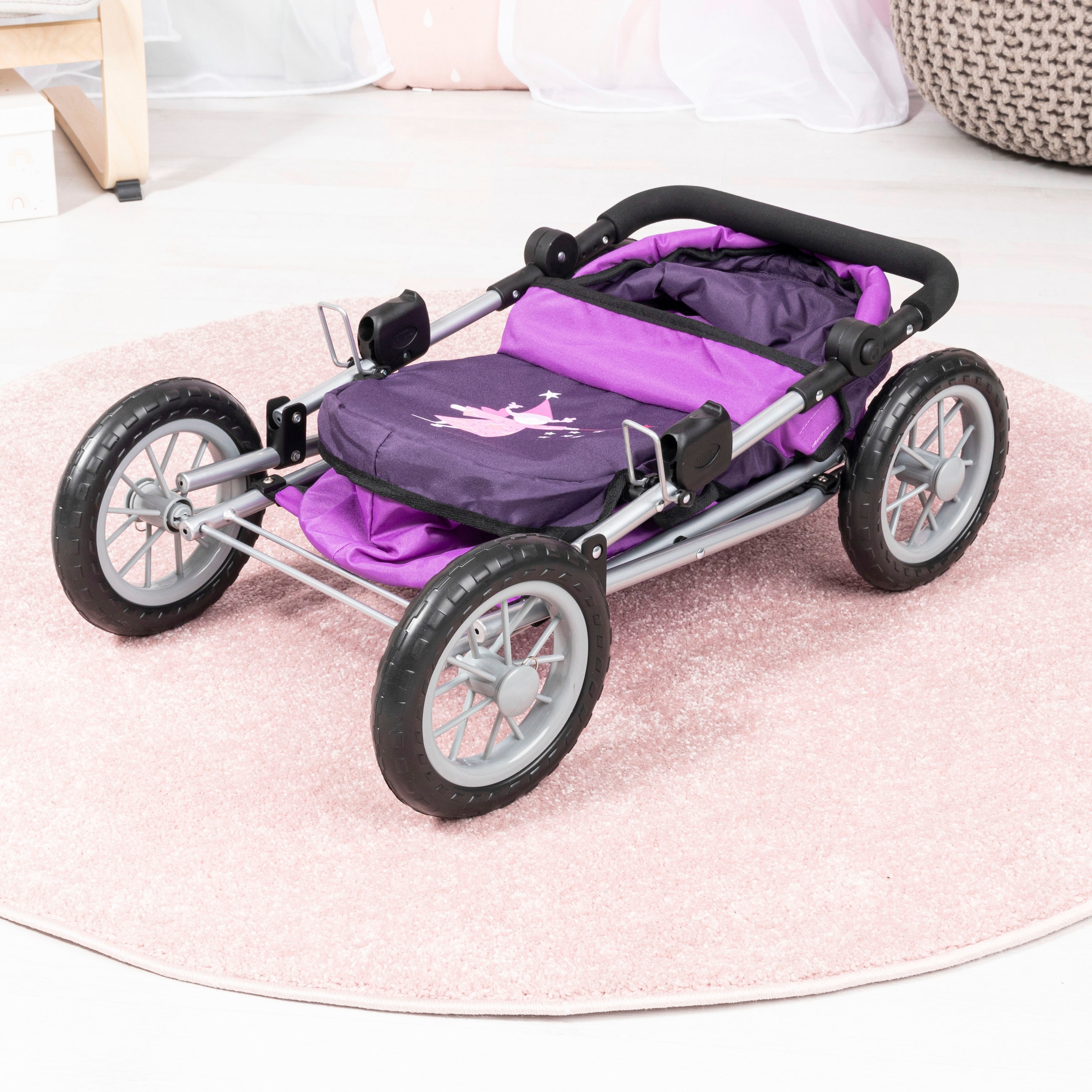 Bayer Puppenwagen »Trendy, Fee, lila« inkl. Wickeltasche