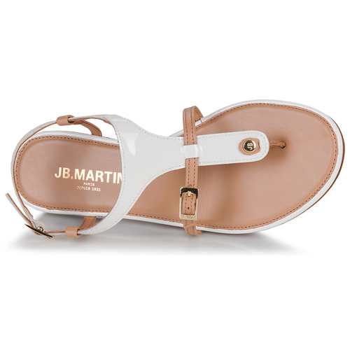 JB Martin - AISSA - Vernis blanc / Camel