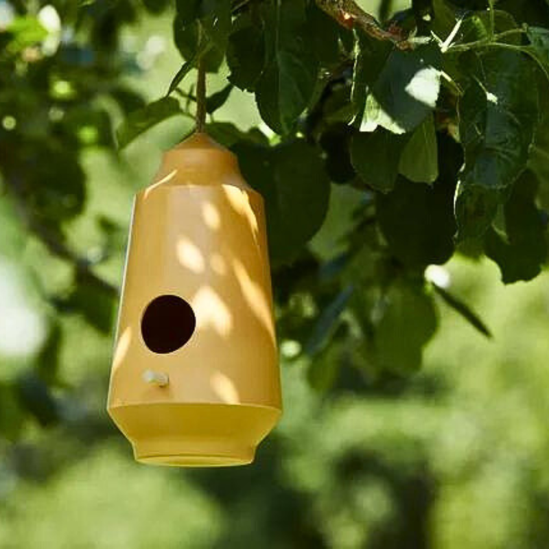 Nichoir oiseau sauvage bambou (ocre)