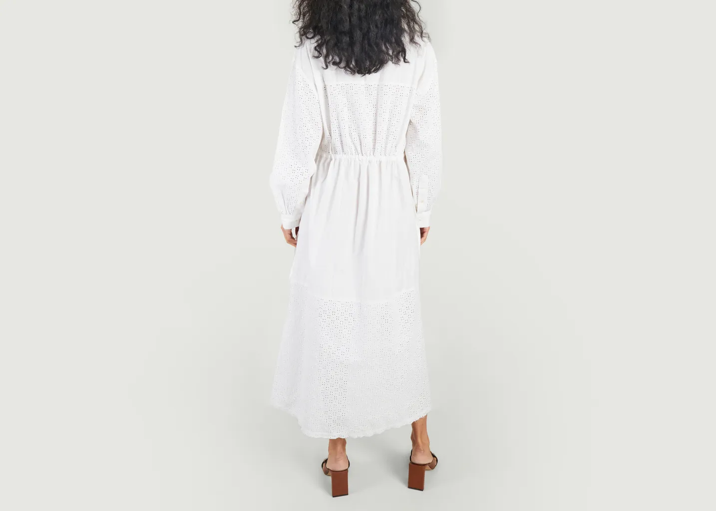 Robe-chemise longue en coton Ava Skall Studio