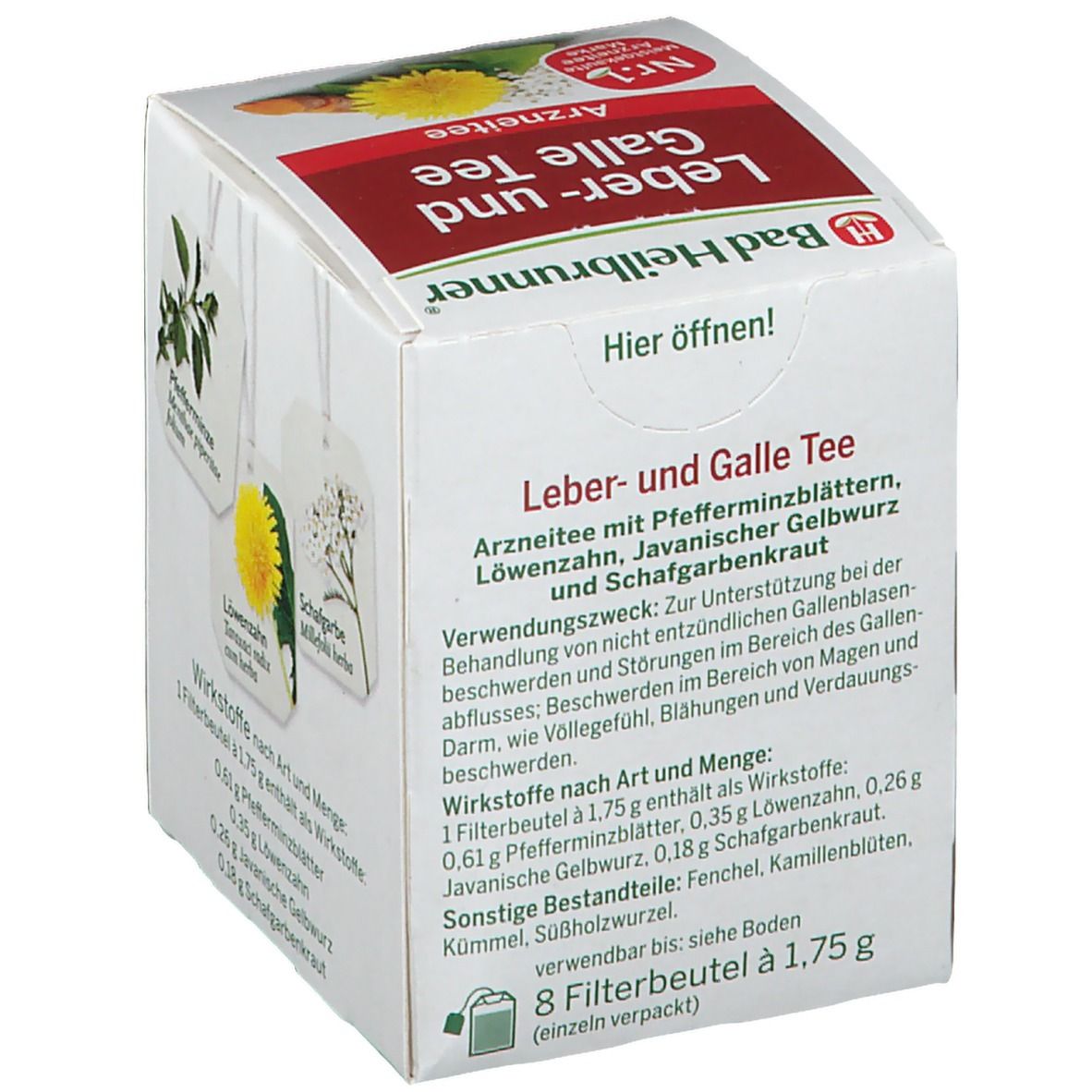 Bad Heilbrunner® Leber- und Galle Tee