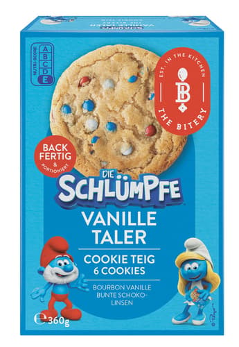 The Bitery Die Schlümpfe™ Vanille Taler Cookie Teig
