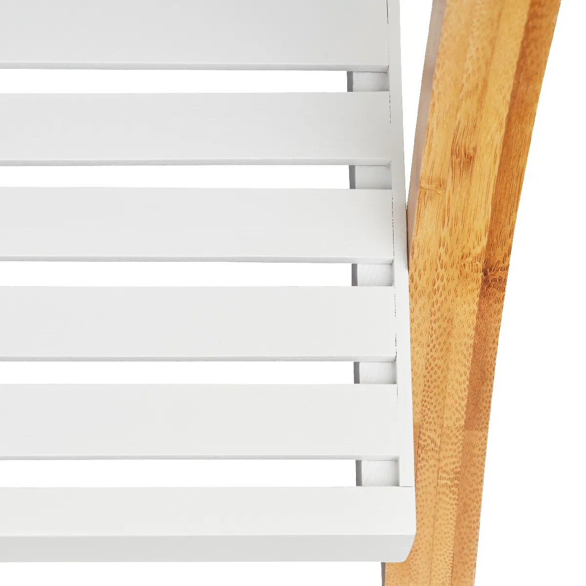 Helloshop26 Porte-serviettes sur pied 3 barres bambou