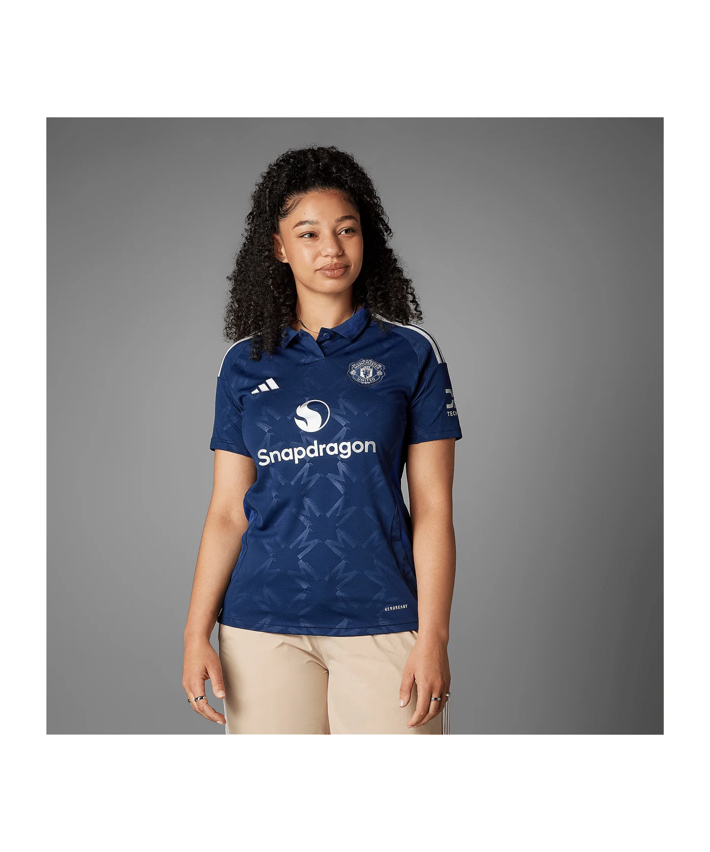 adidas Manchester United Trikot Away 2024/2025 Damen Blau