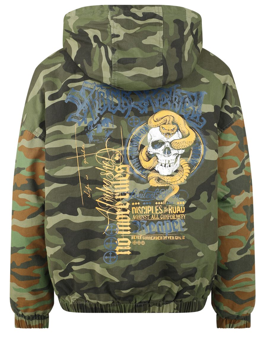 Veste Camouflage | Rock Rebel by EMP Veste mi-saison