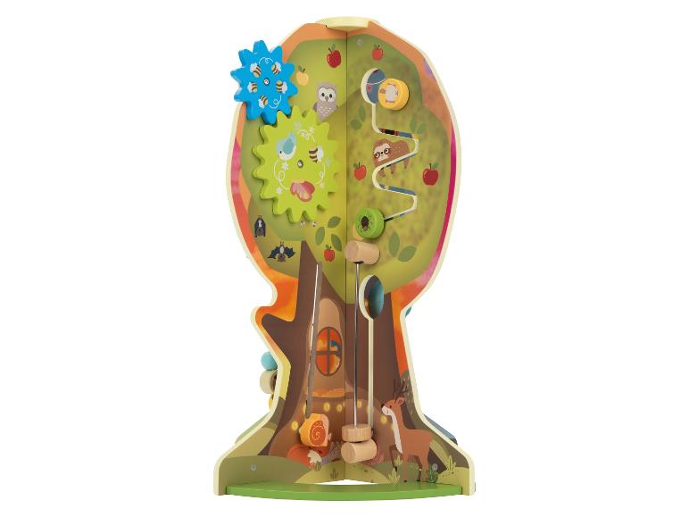 Houten motoriekboom of speeltafel